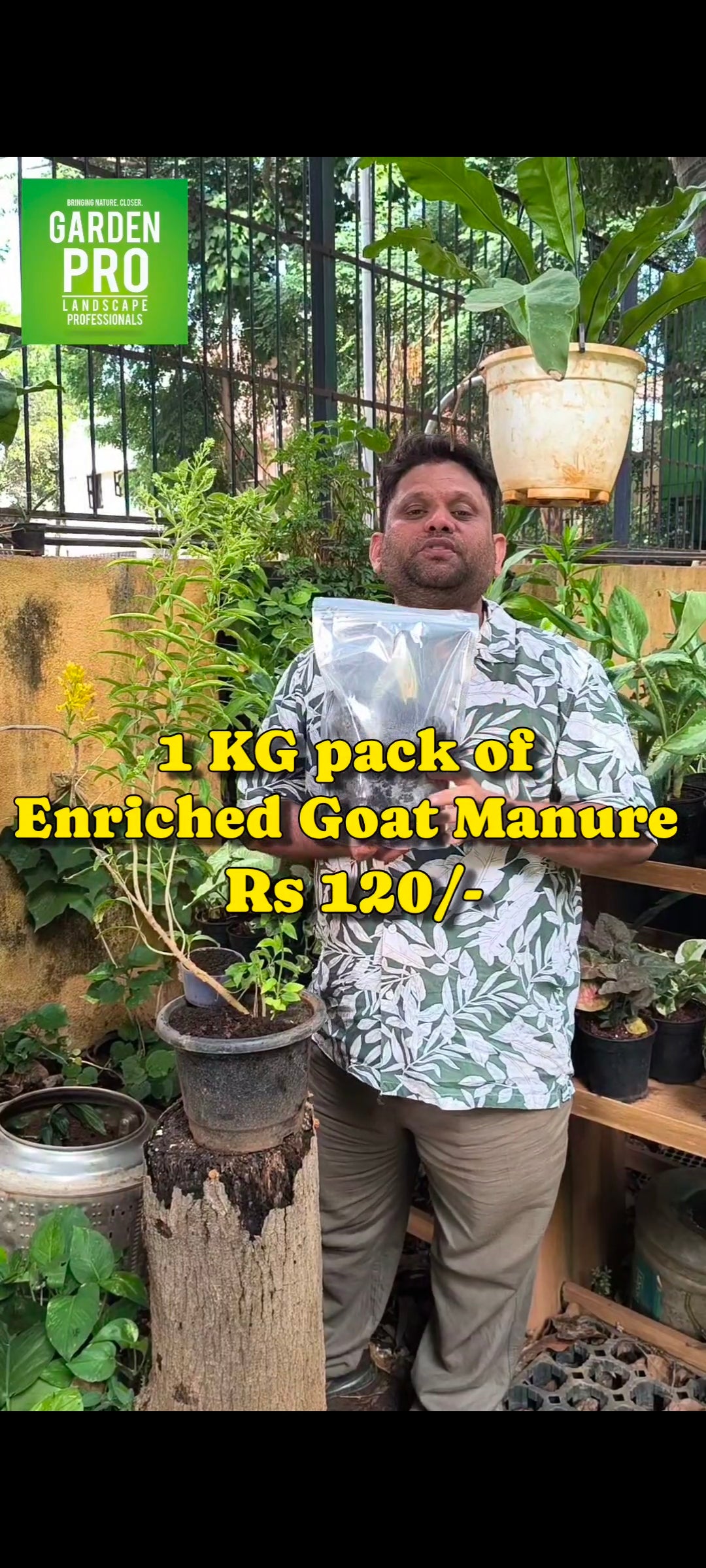 Enriched Goat Manure